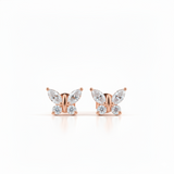 Boucles d'oreilles en or rouge 18 carats 
