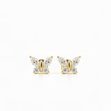 Boucles d'oreilles en or jaune 18 carats 