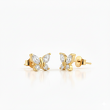 Boucles d'oreilles en or jaune 18 carats