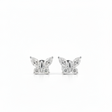 Boucles d'oreilles en or blanc 18 carats 