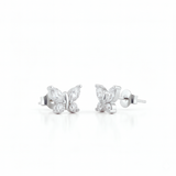 Boucles d'oreilles en or blanc 18 carats 