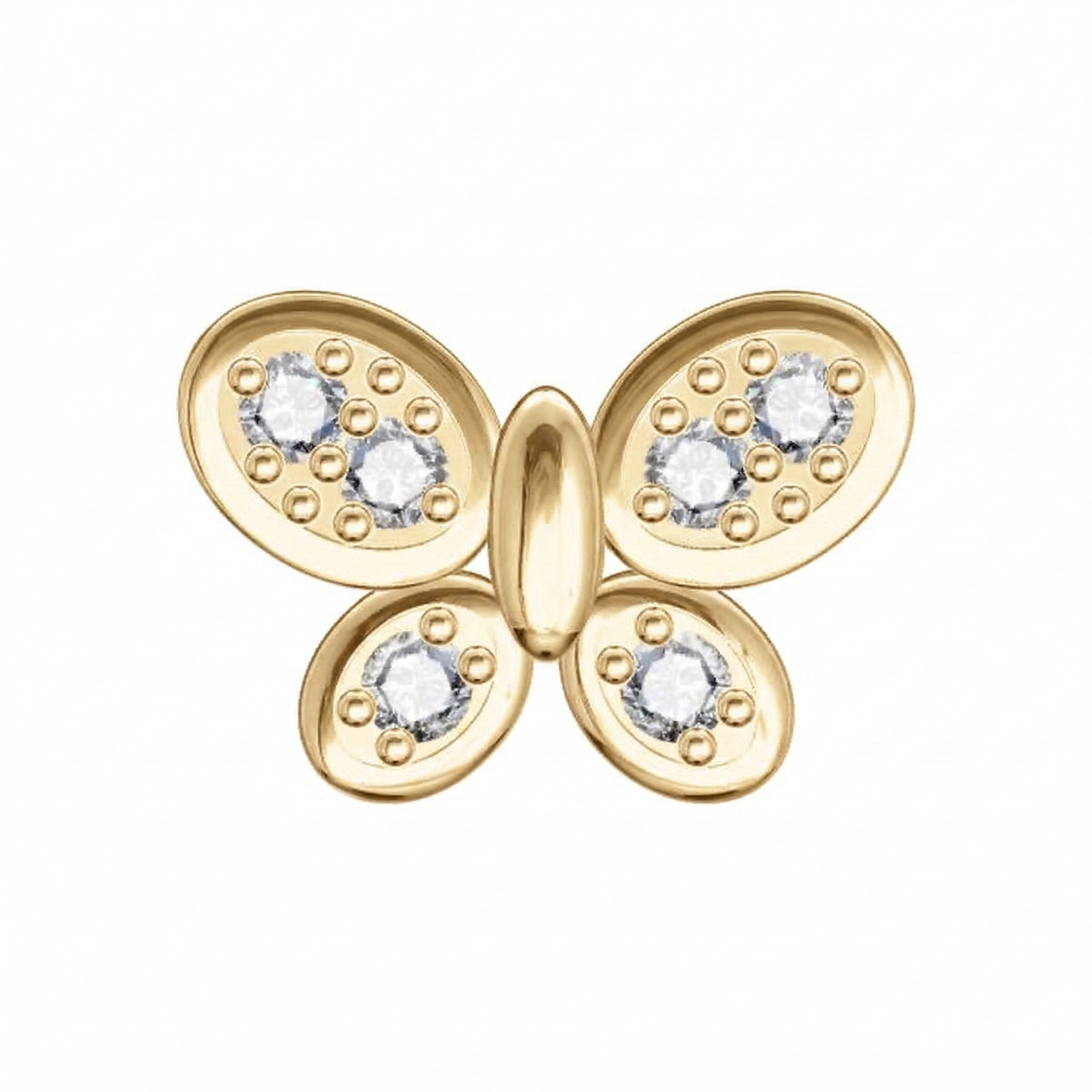 Boucles d'oreilles en or jaune 18 carats 