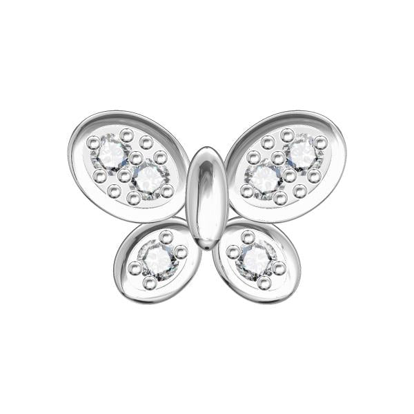 Boucles d'oreilles en or blanc 18 carats