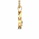 Boucles d'oreilles en or jaune 18 carats