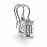 Boucles d'oreilles en or blanc 18 carats 