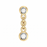 Boucles d'oreilles en or jaune 18 carats