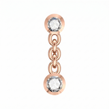 Boucles d'oreilles en or rouge 18 carats