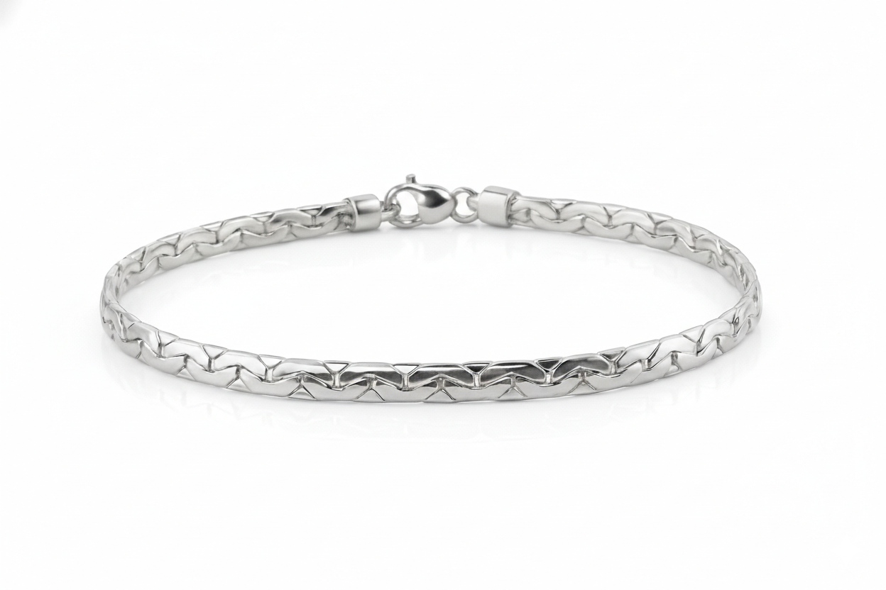 Bracelet en or blanc 18 carats
