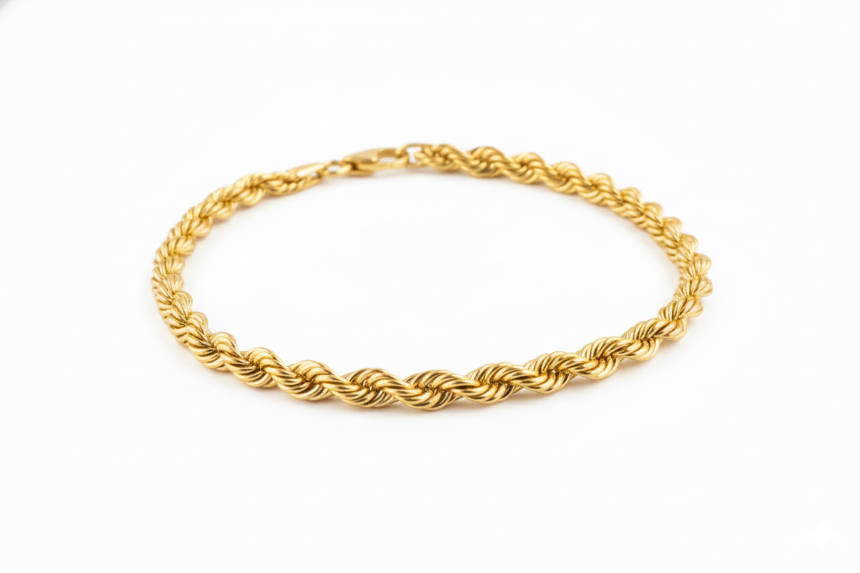 Bracelet en or jaune 18 carats