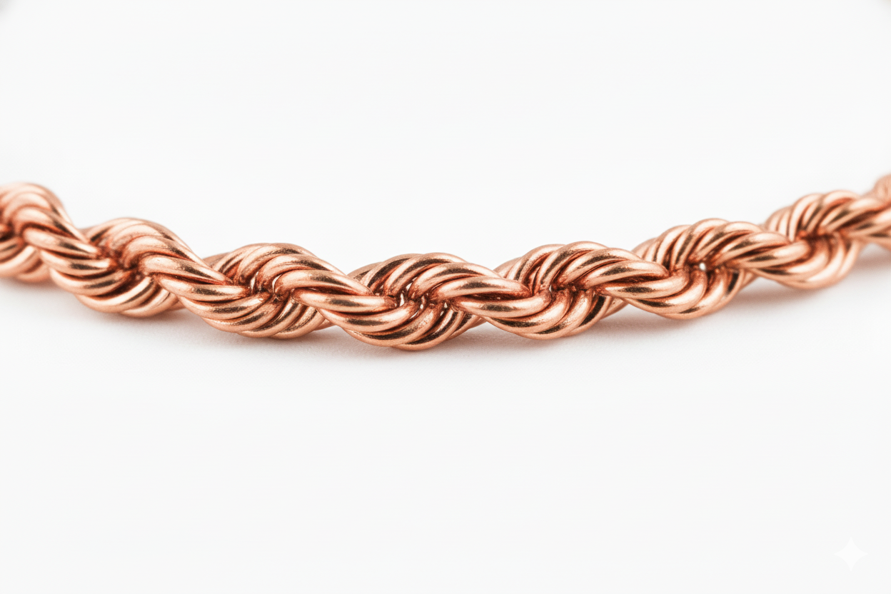 Bracelet en or rouge 18 carats