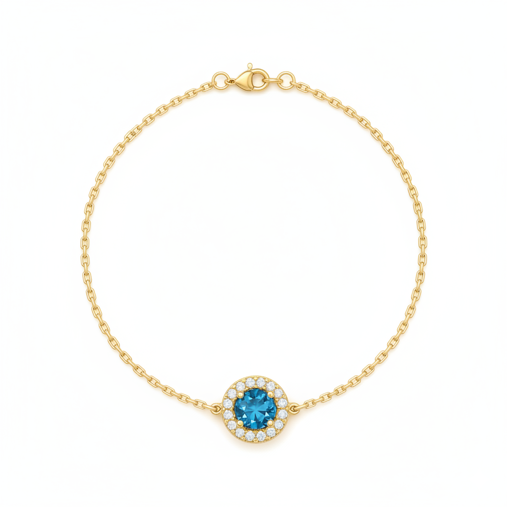 Bracelet en or jaune 18 carats