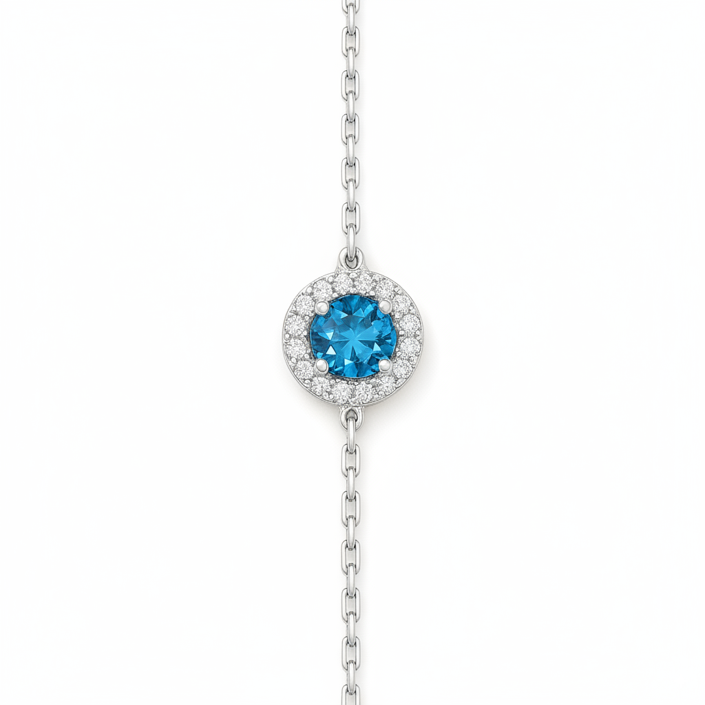 Bracelet en or blanc 18 carats