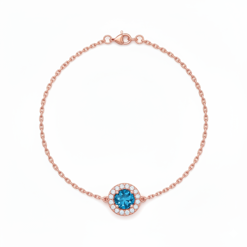 Bracelet en or rouge 18 carats