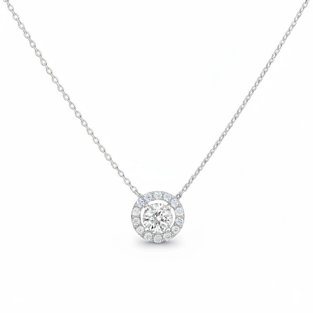 Collier en or blanc 18 carats 