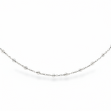 Collier en or blanc 18 carats