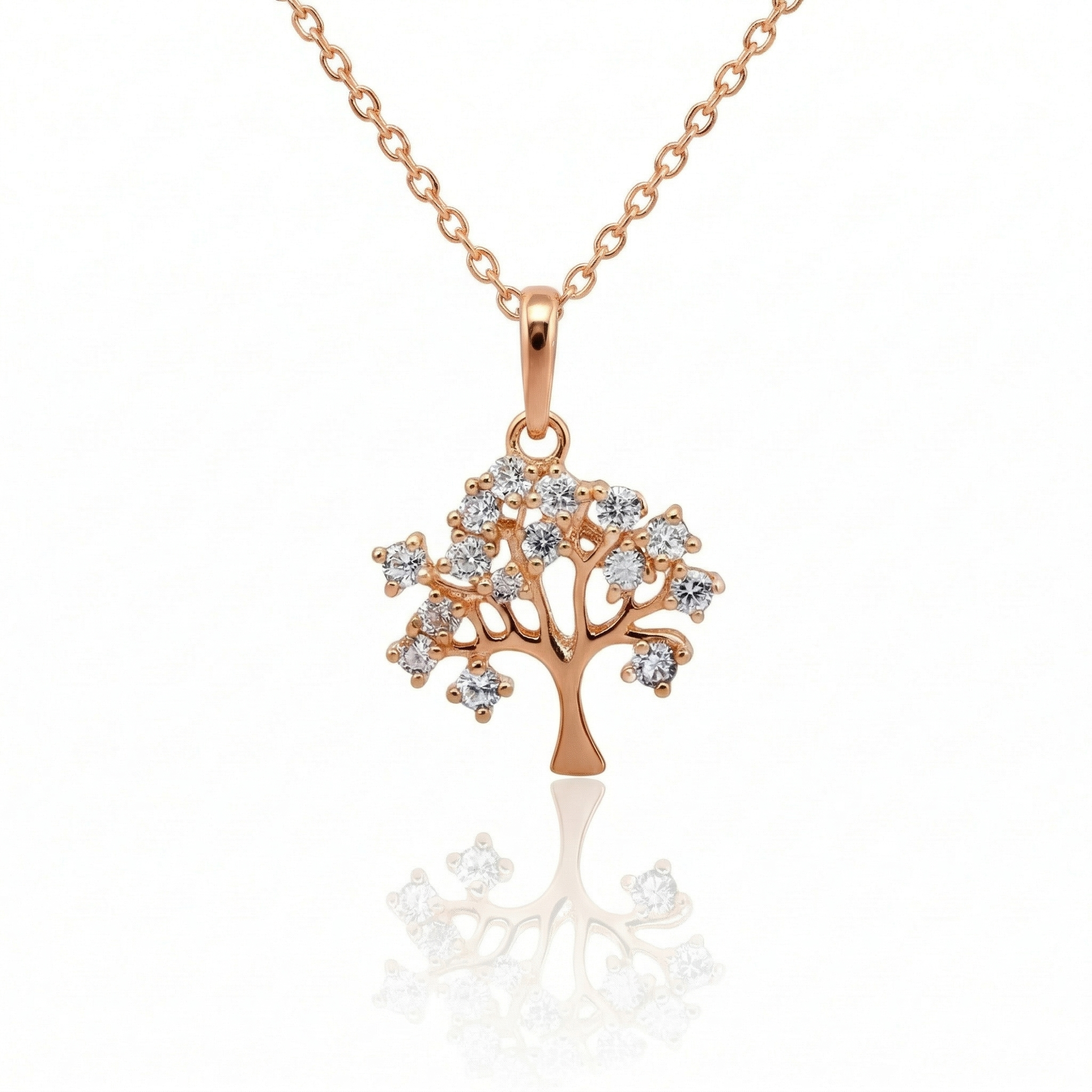 Collier en or rouge 18 carats 