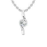Collier en or blanc 18 carats