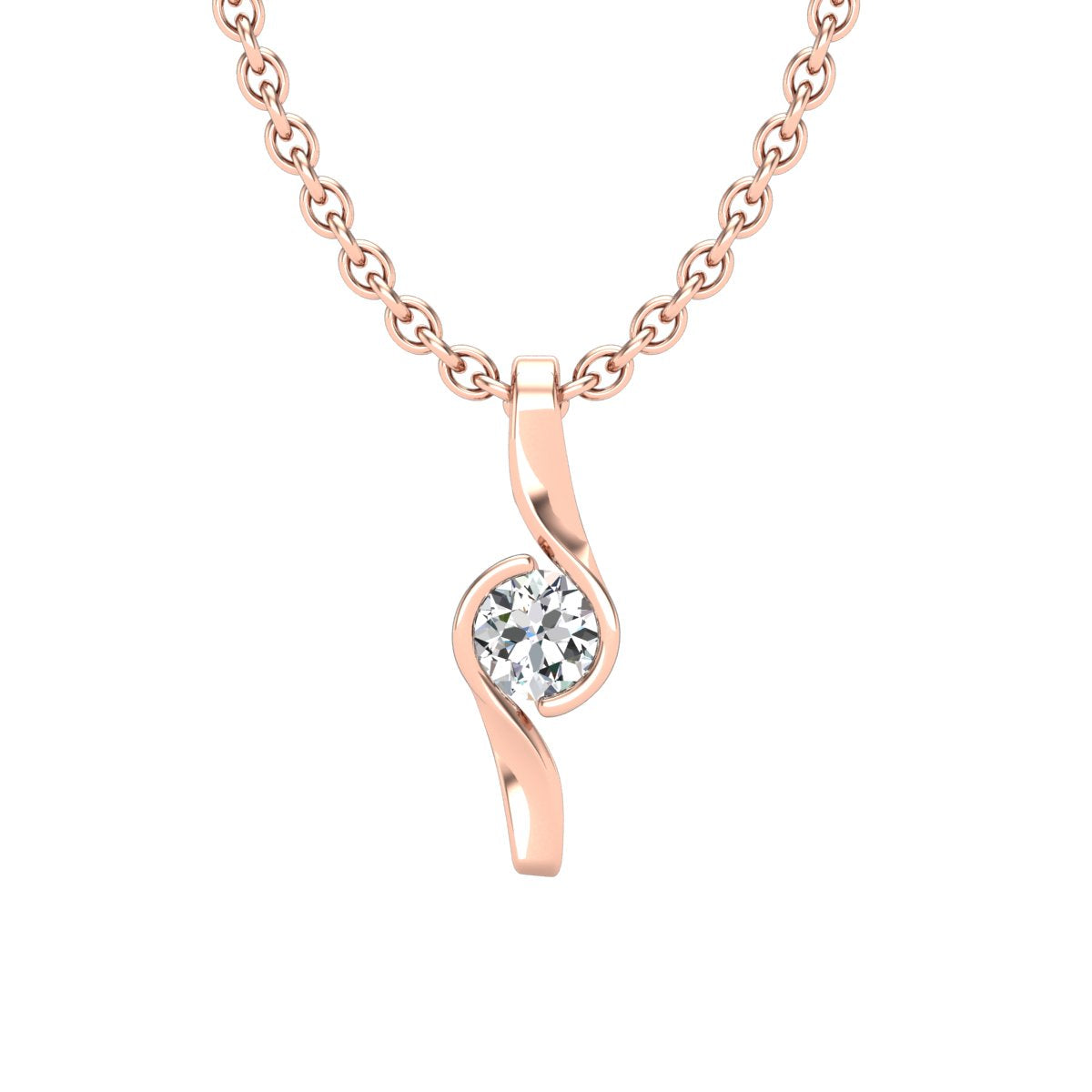 Collier en or rouge 18 carats