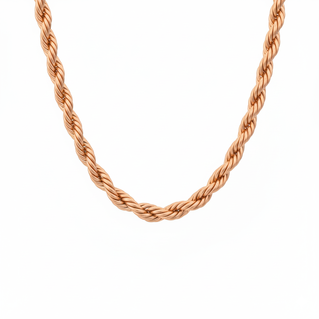 Collier en or rouge 18 carats