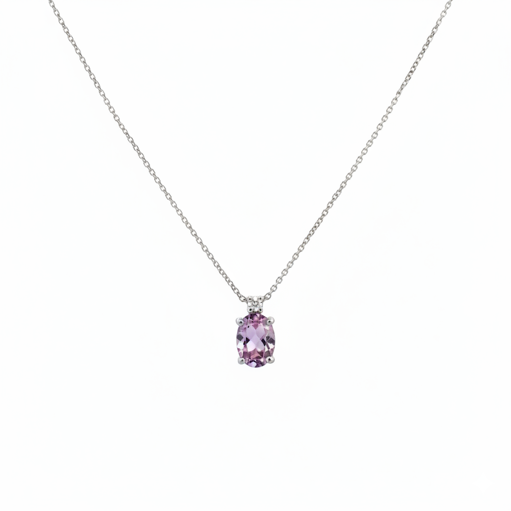 Collier en or blanc 18 carats 
