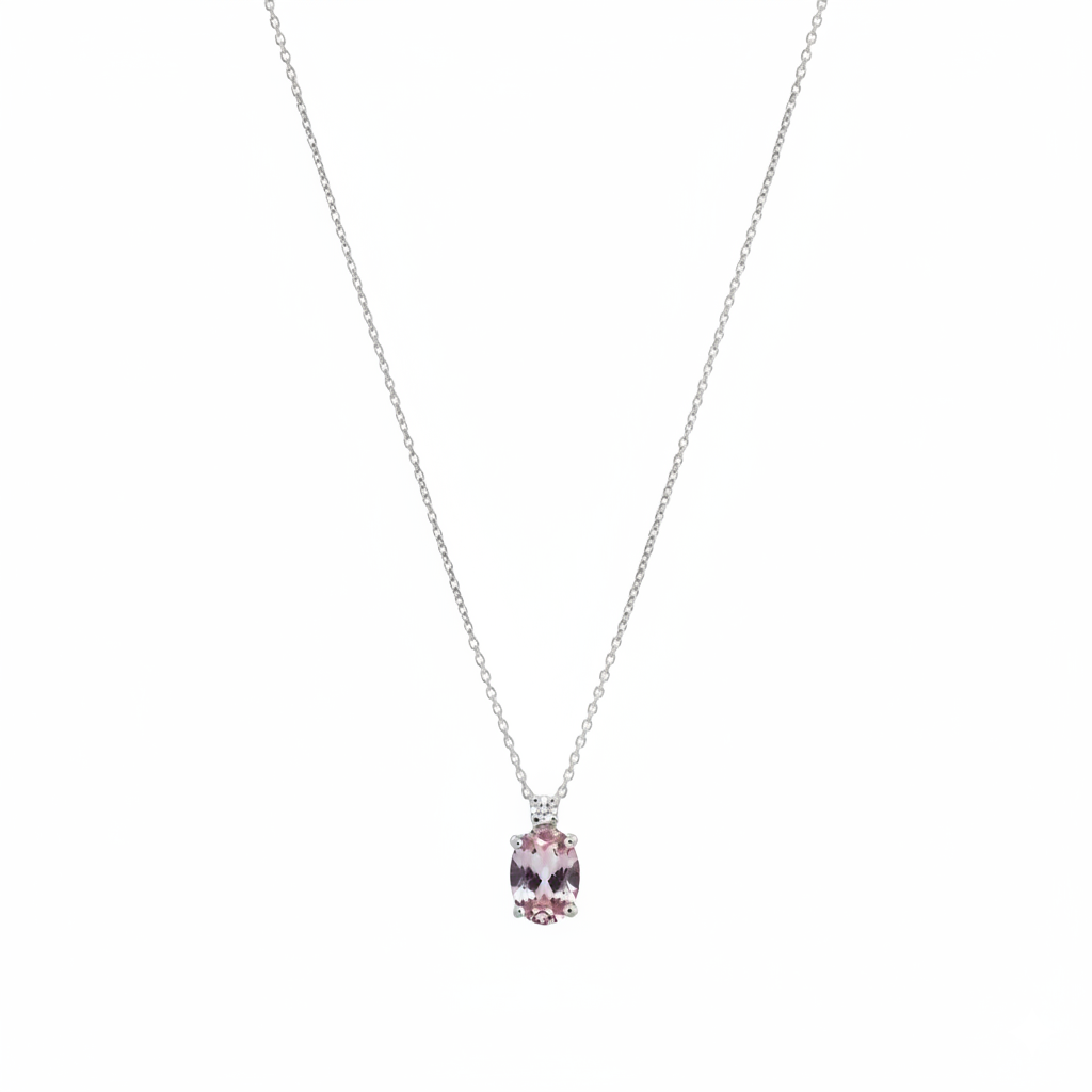Collier en or blanc 18 carats