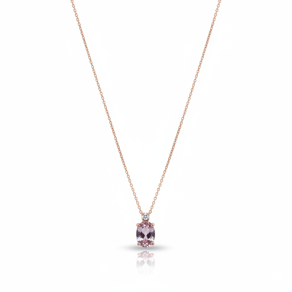 Collier en or rouge 18 carats 