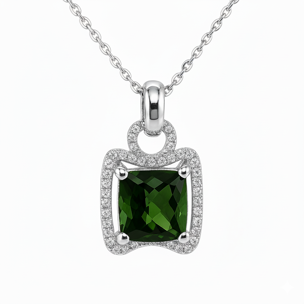 Collier en or blanc 18 carats