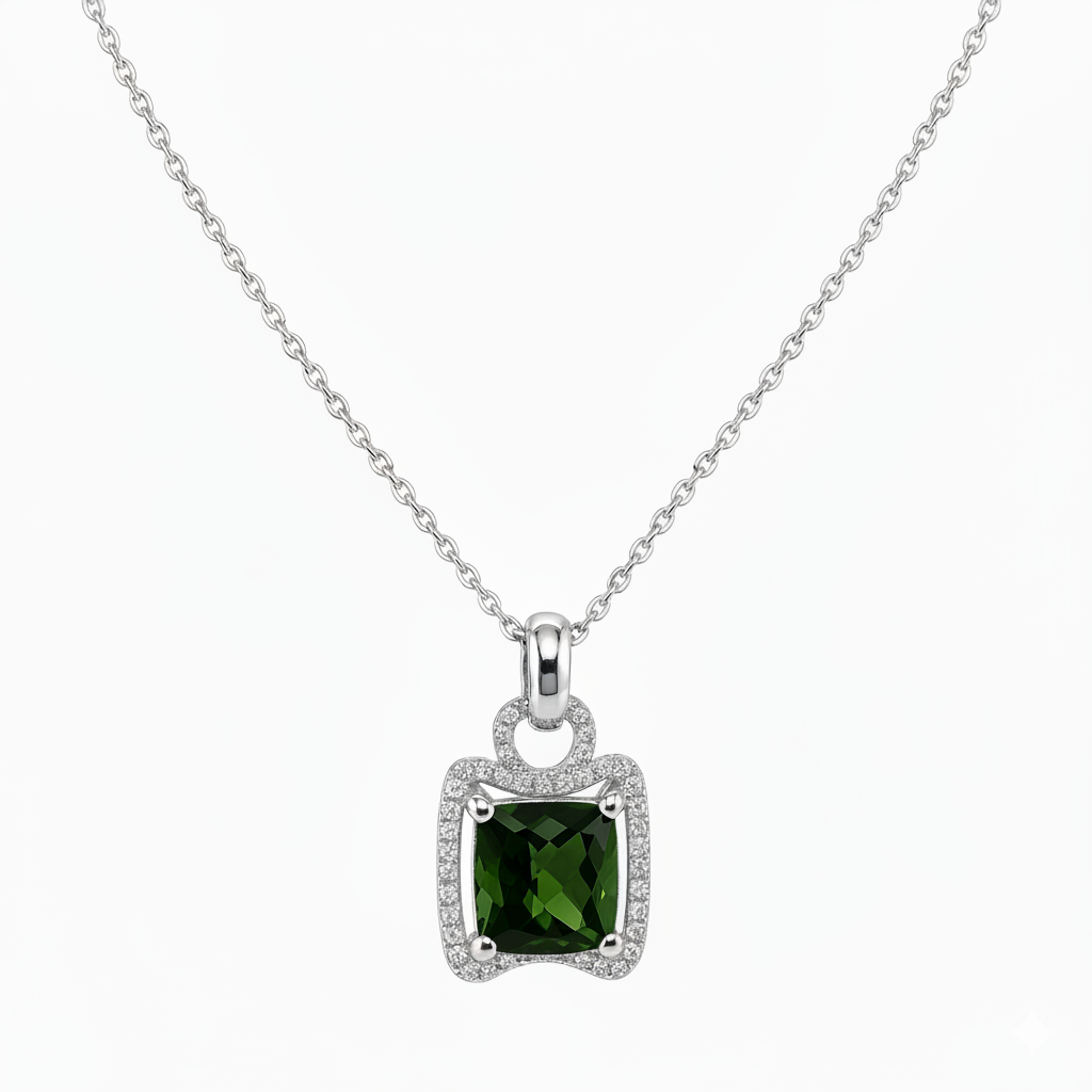 Collier en or blanc 18 carats