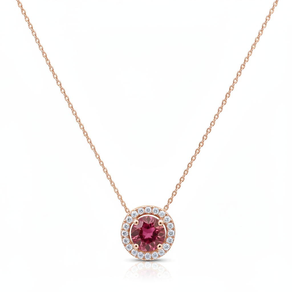 Collier en or rouge 18 carats 