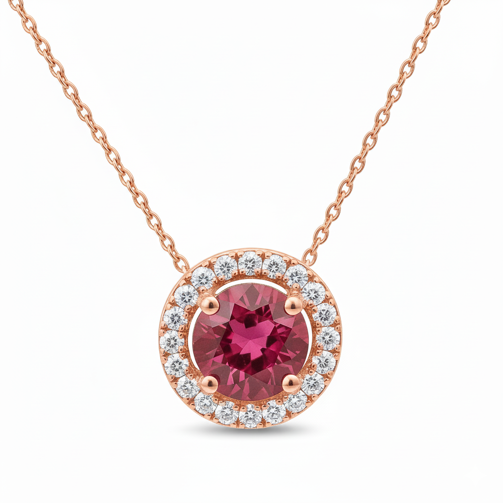 Collier en or rouge 18 carats