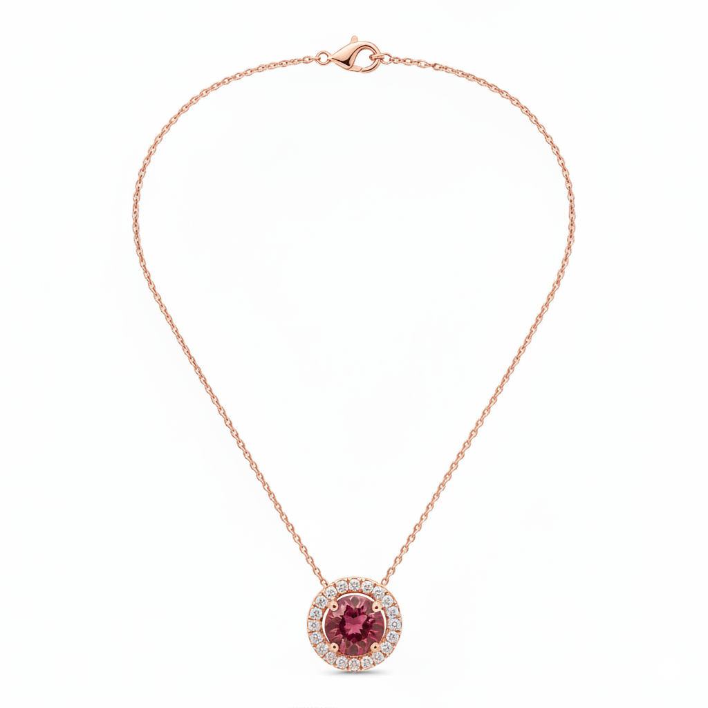 Collier en or rouge 18 carats 