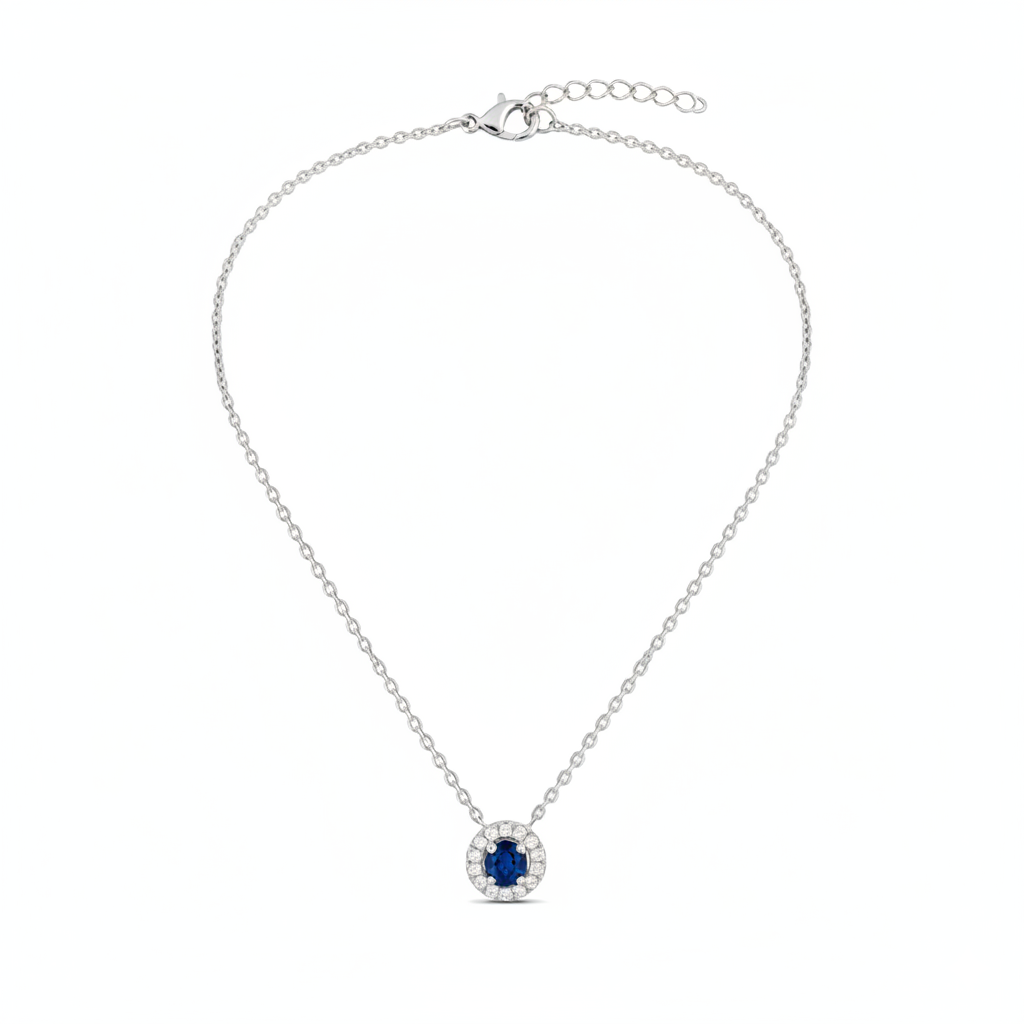 Collier en or blanc 18 carats