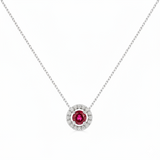 Collier en or blanc 18 carats