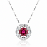 Collier en or blanc 18 carats