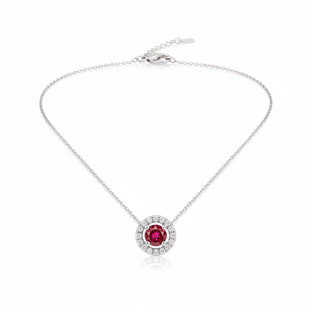 Collier en or blanc 18 carats