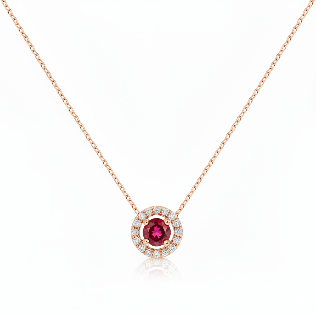 Collier en or rouge 18 carats