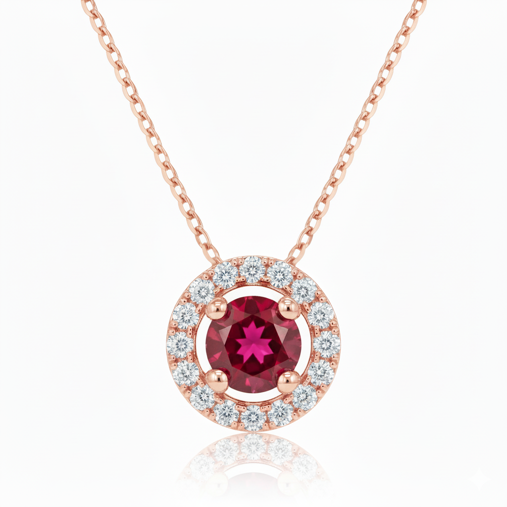 Collier en or rouge 18 carats