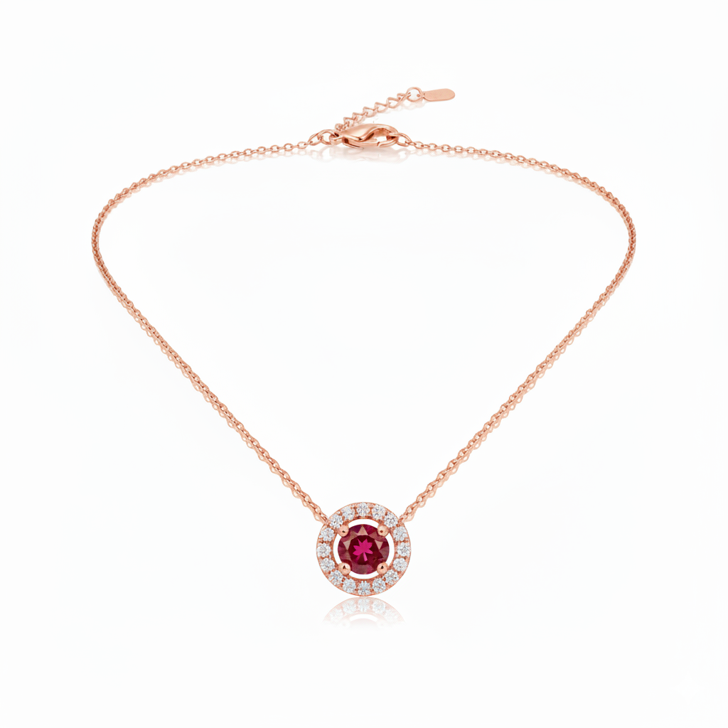 Collier en or rouge 18 carats