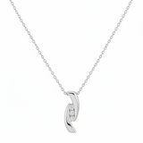 Collier en or blanc 18 carats