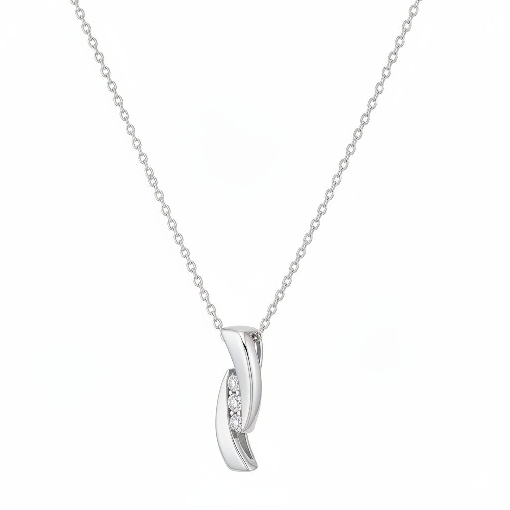 Collier en or blanc 18 carats 