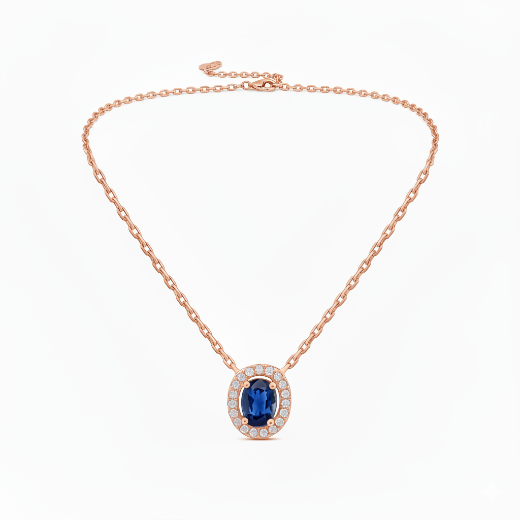 Collier en or rouge 18 carats 