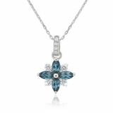 Collier en or blanc 18 carats