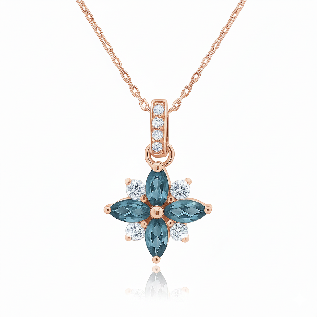 Collier en or rouge 18 carats