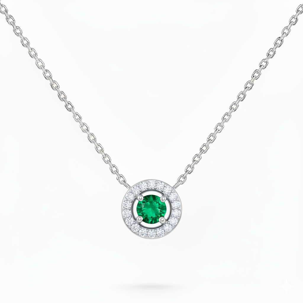 Collier en or blanc 18 carats