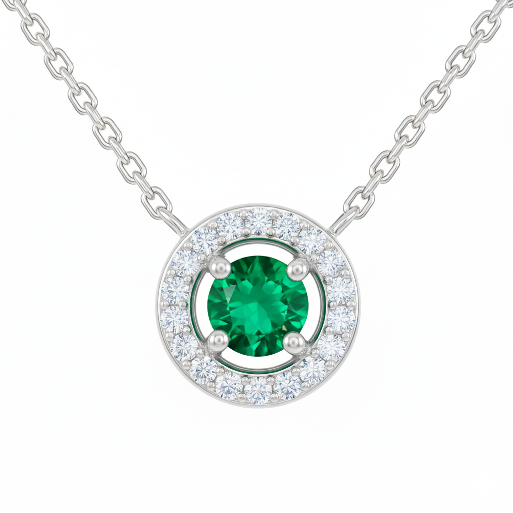 Collier en or blanc 18 carats