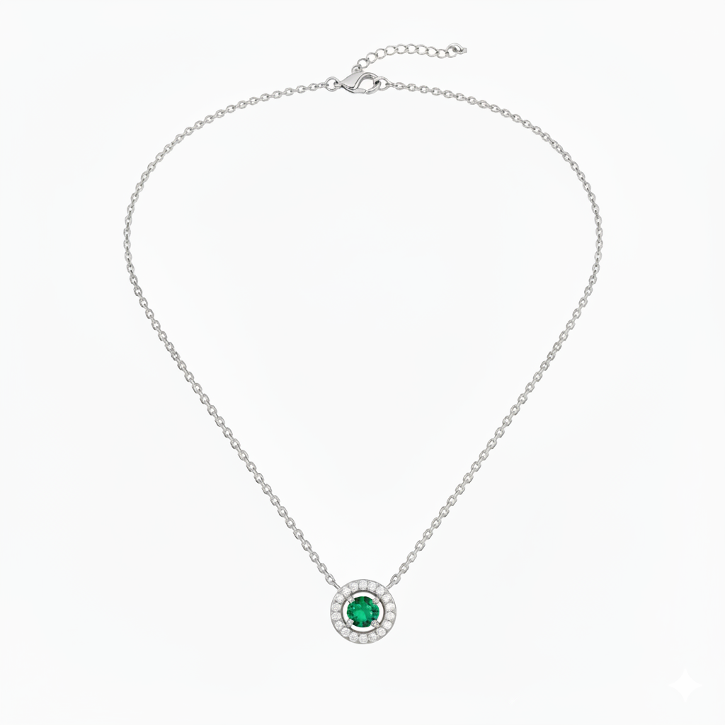 Collier en or blanc 18 carats