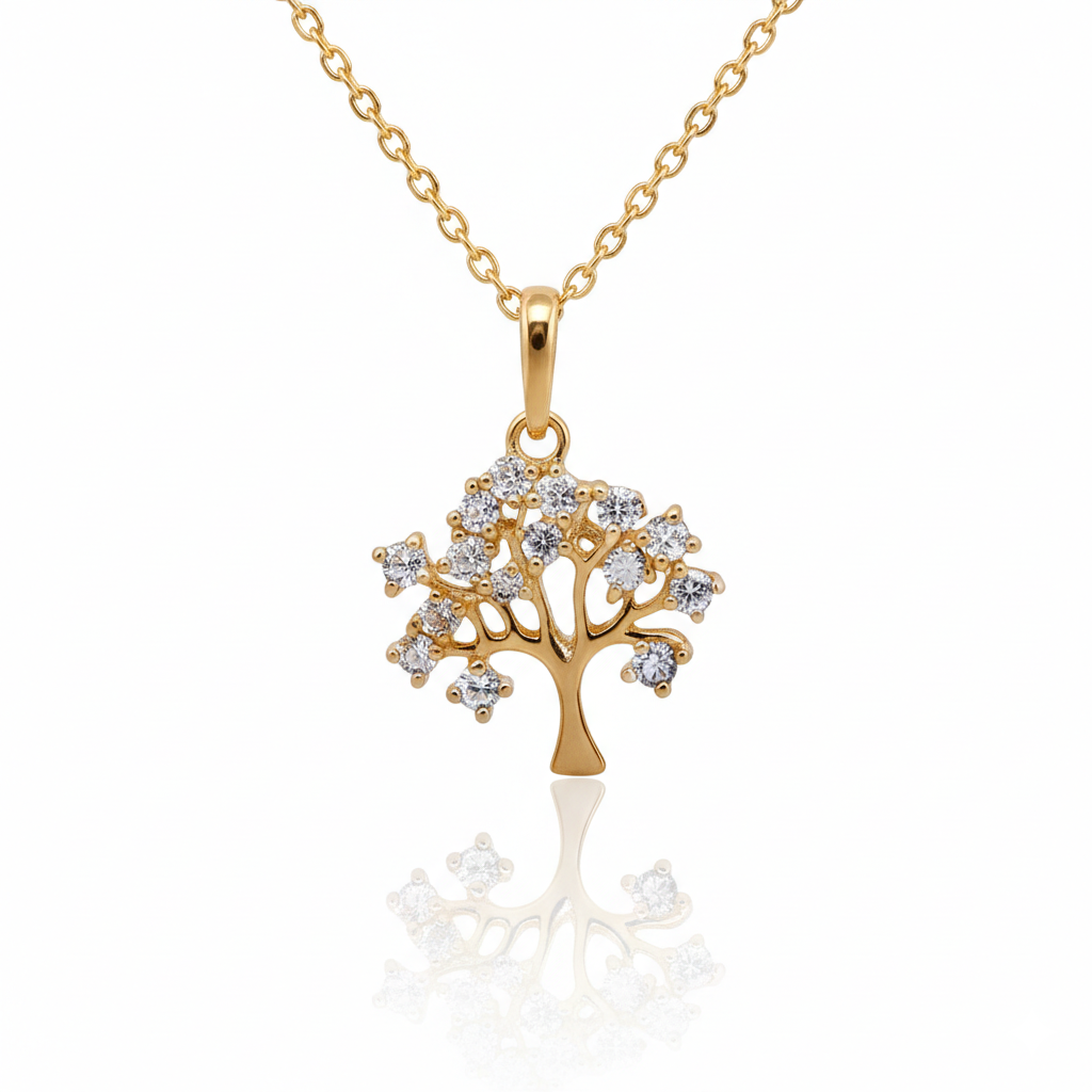 collier en or jaune 18 carats 