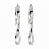 Boucles d’oreilles torsadées en or