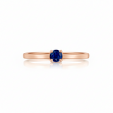 Solitaire en or rouge 18 carats