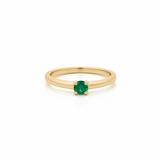 Solitaire en or jaune 18 carats